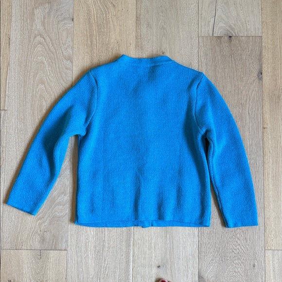 Zara Blue Cardigan with Gold Buttons - Picture 4 of 4